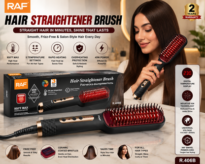 Hair Straightener Brush